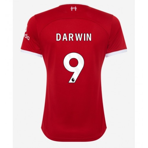 Fotbalové Dres Liverpool Darwin Nunez #9 Dámské Domácí 2023-24 Krátký Rukáv